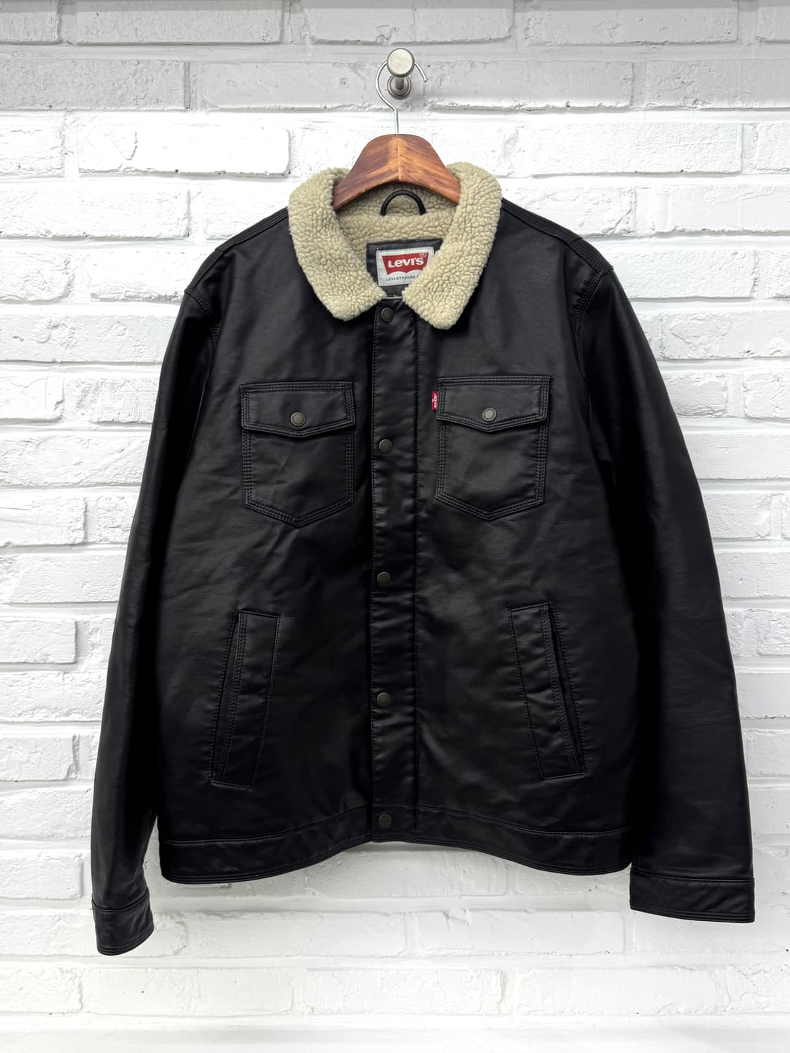 리바이스 페이크 레더 자켓 상품이미지3