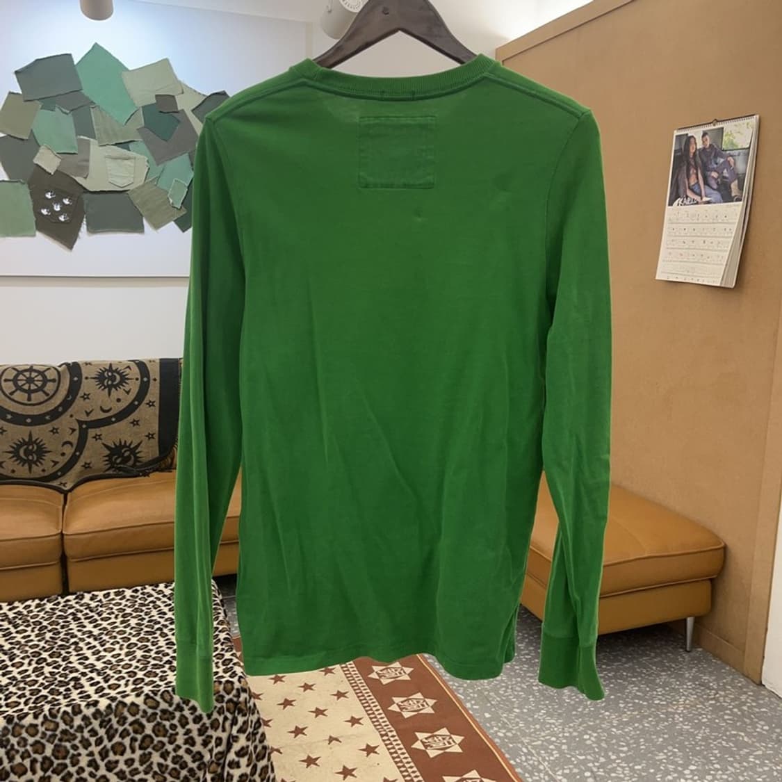 아베크롬비 레트로 빈티지 Y2K 그린 롱슬리브 M C09084 상품이미지4