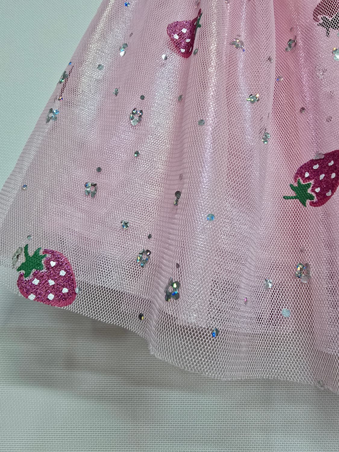 프랜치캣 딸기 핑크 튜튜 스커트110 상품이미지3