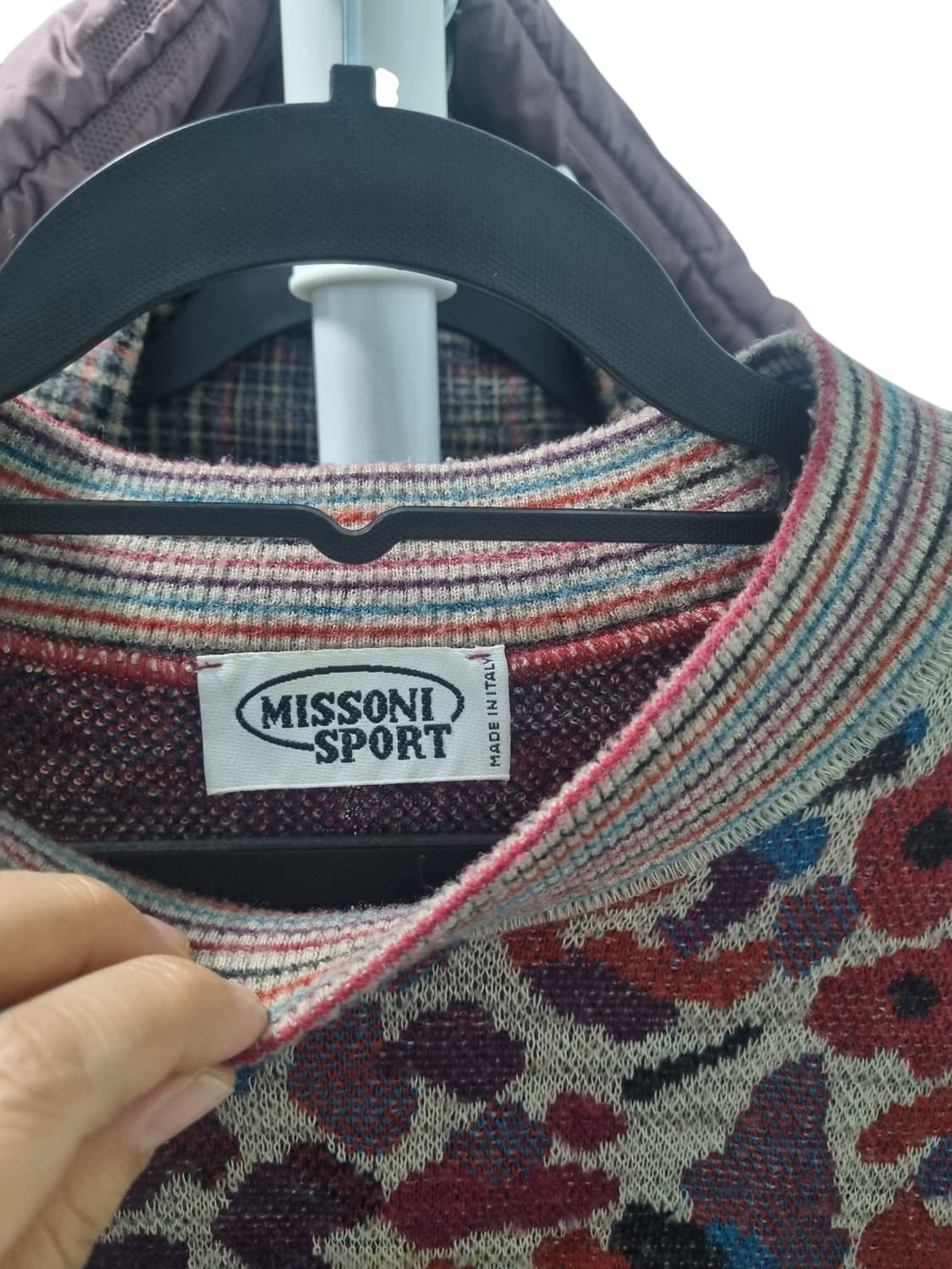 미쏘니스포츠 패턴 니트 상품이미지2