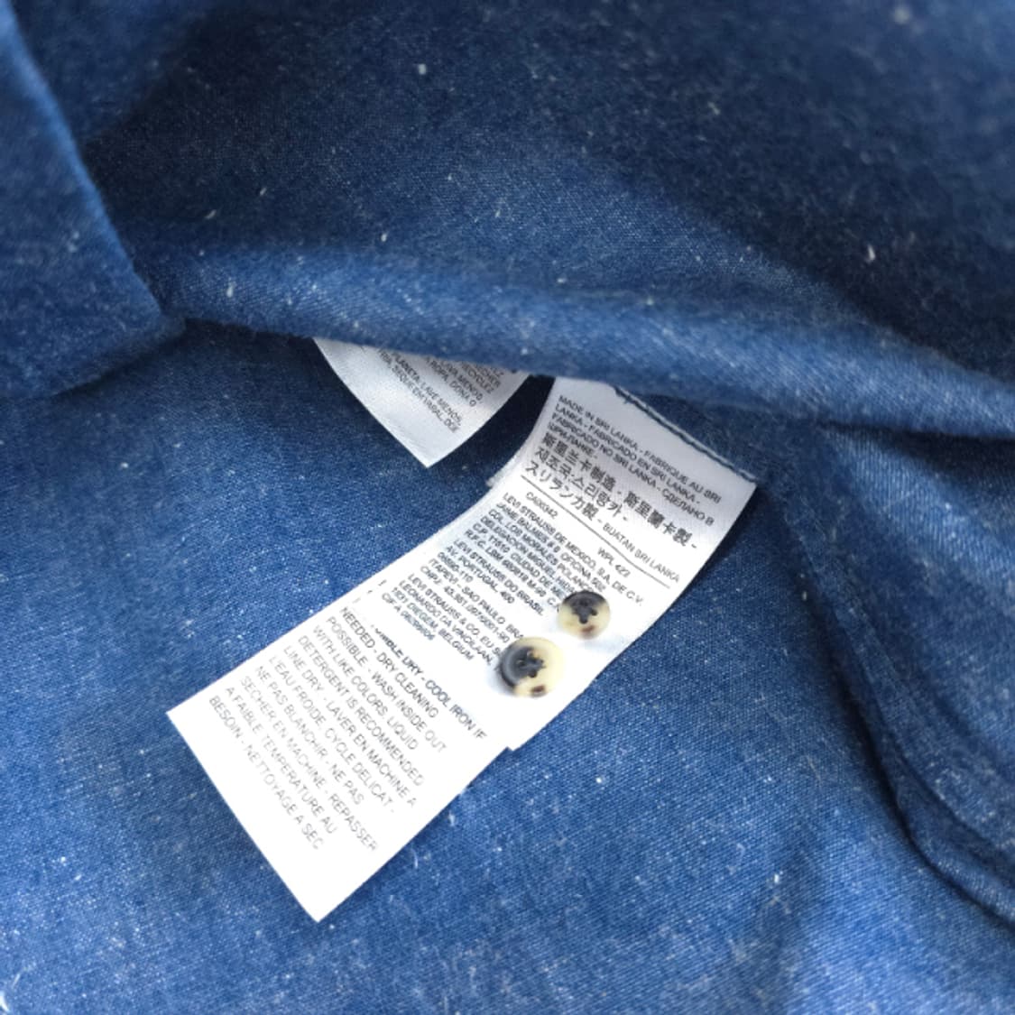 LEVI'S Made&Crafted 네프 인디고 셔츠 상품이미지5