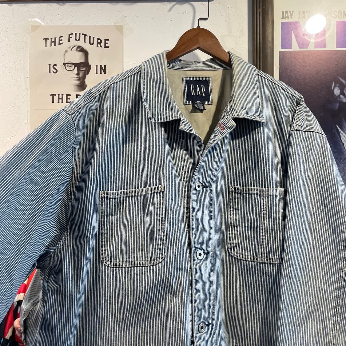 00s 갭 히코리 워크자켓 3XL 상품이미지3