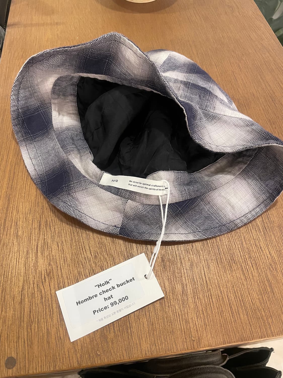 holk hombre check bucket hat 상품이미지2