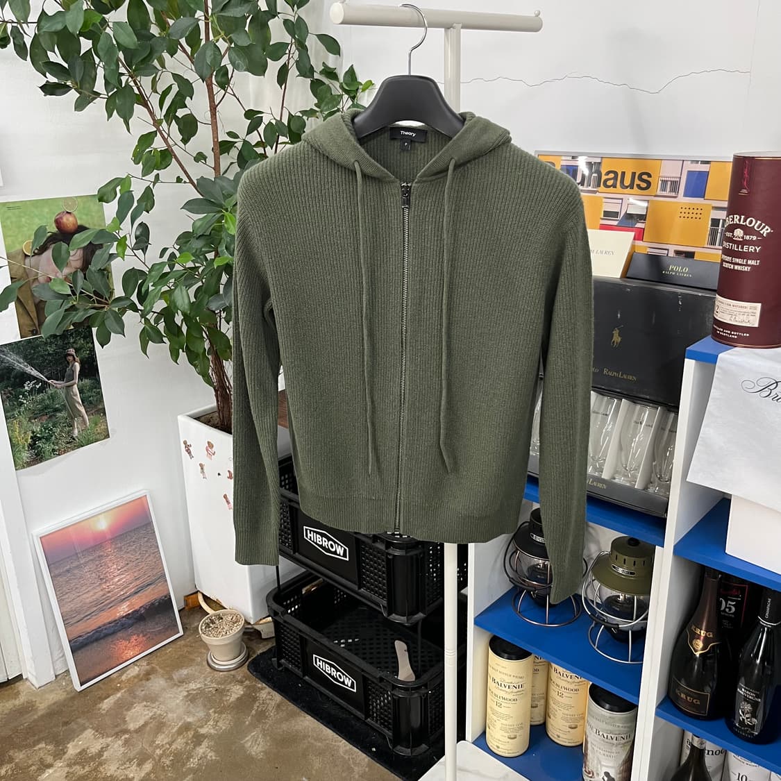 띠어리 캐시미어100% 후드집업 P 상품이미지1