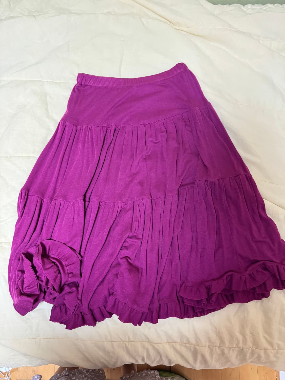 COSMOSS frill tiered midi skirt 상품이미지3