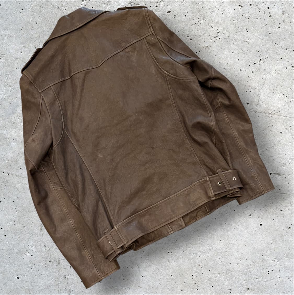 17FW 산드로 여성 라이더 레더 양가죽 자켓 브라운 E206 상품이미지2