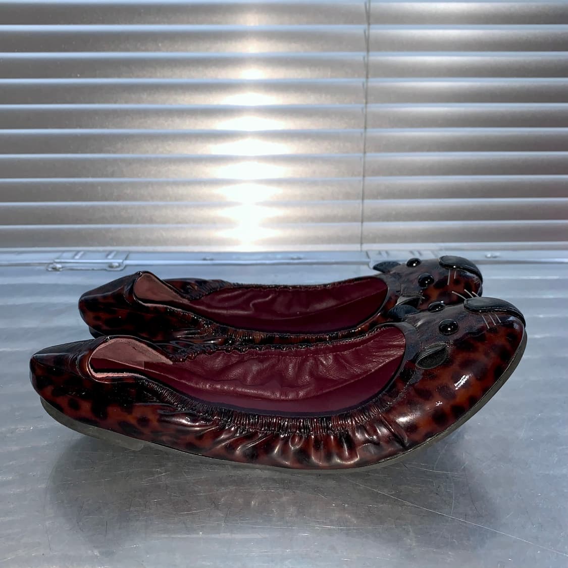 00s 마크 제이콥스 스웨이드 마우스 발레 플랫 상품이미지5