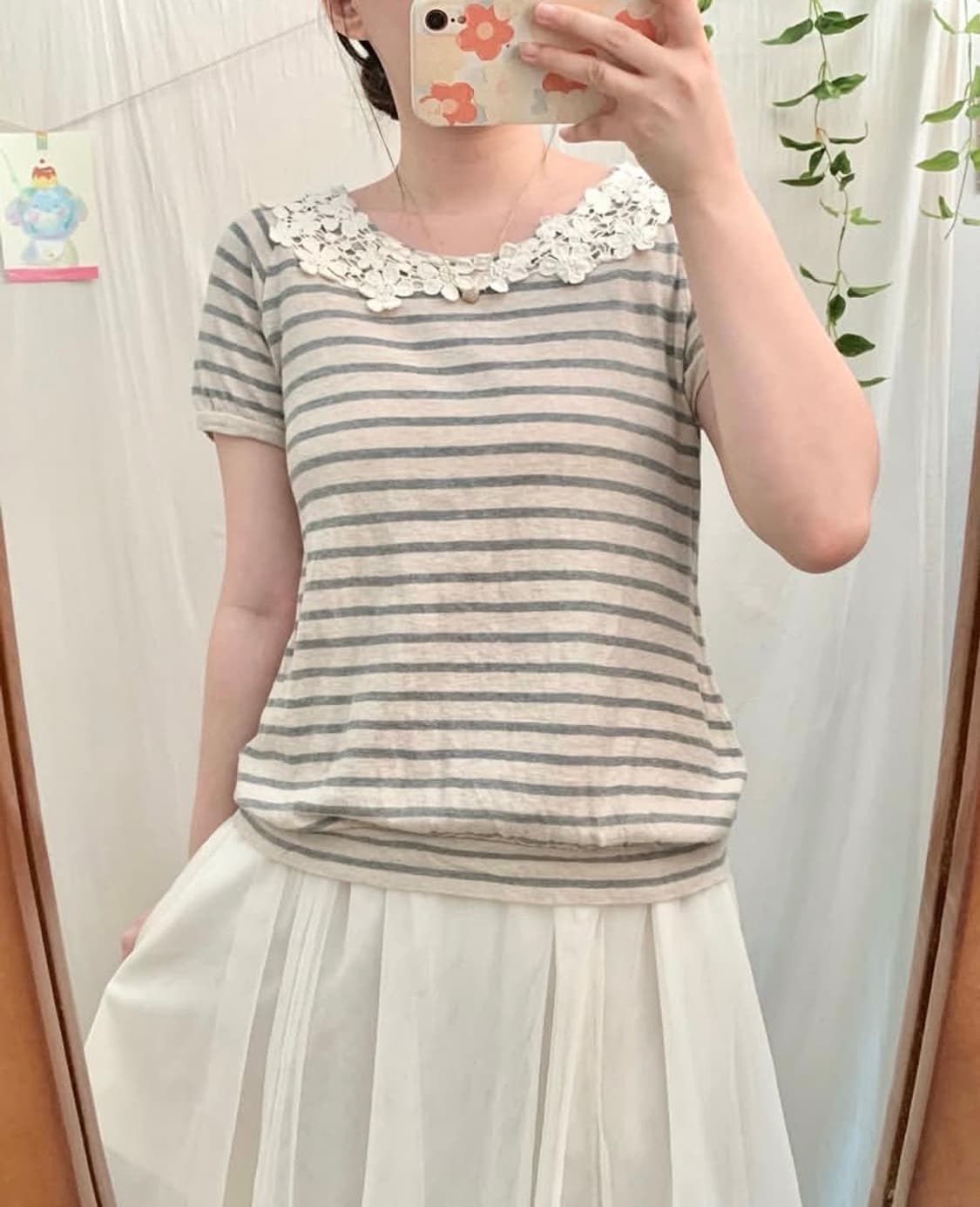 코지 모리 크로쉐 반팔티 상품이미지1