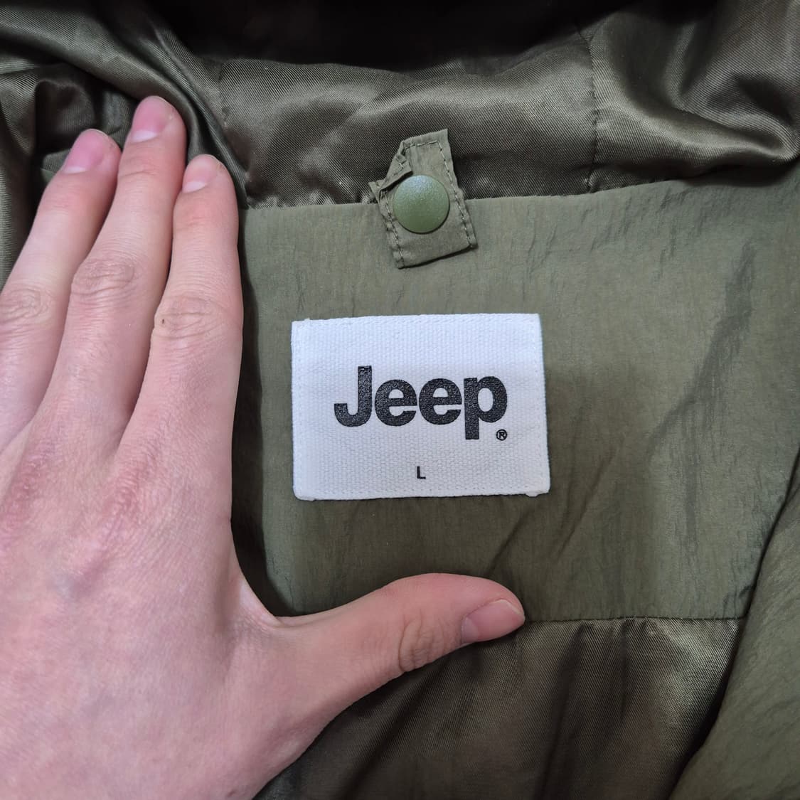 지프 사이드패치 후드 바람막이 자켓 L(100) 상품이미지6