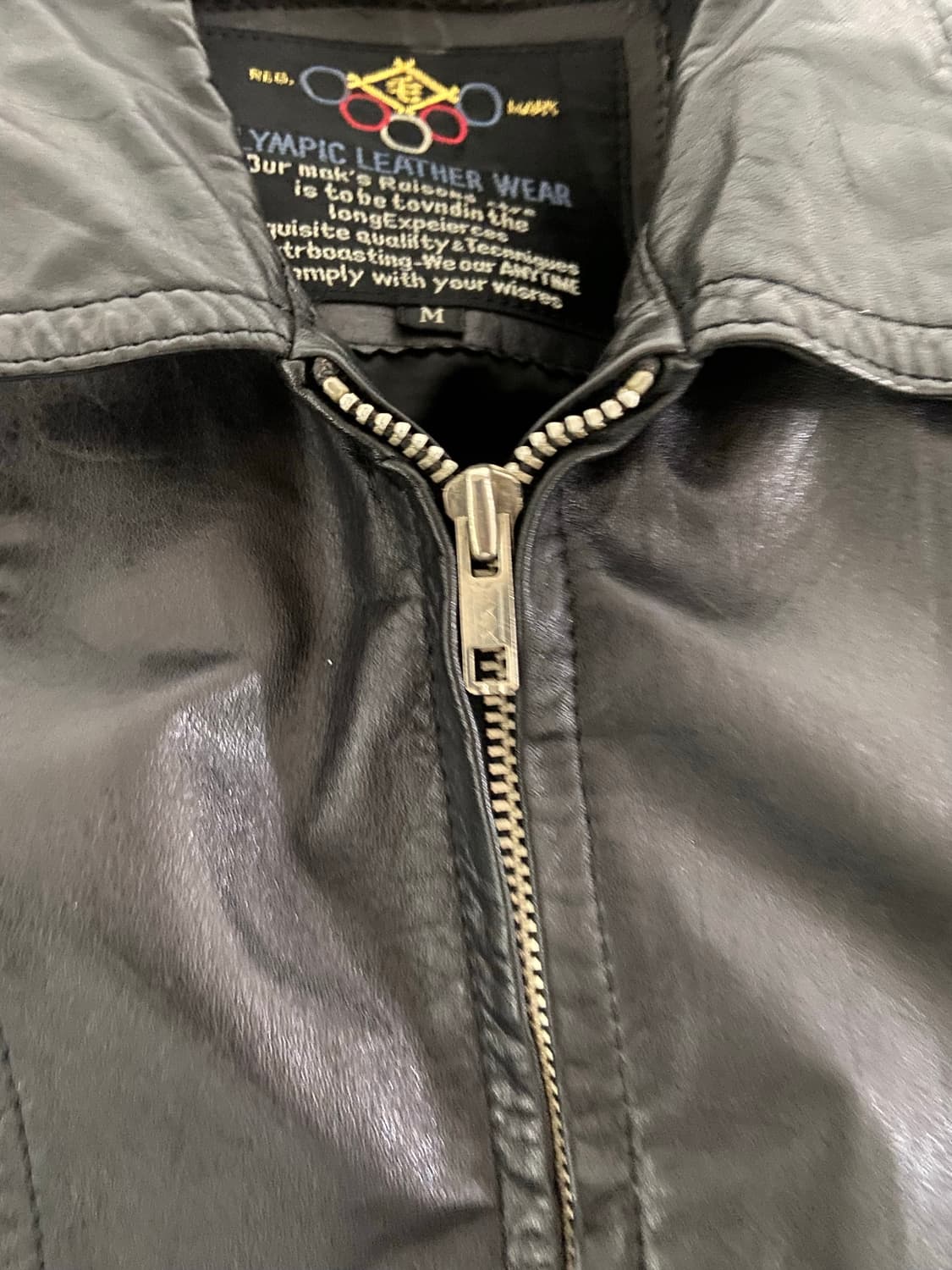 [m] 80-90s 일본 빈티지 양가죽 가죽자켓 상품이미지6