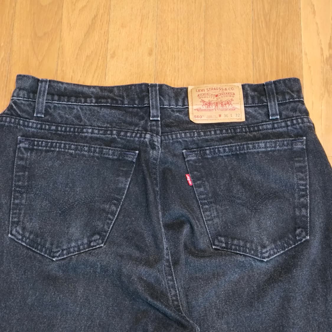 [36, Made in USA] 90s 리바이스 560 블랙진 상품이미지2