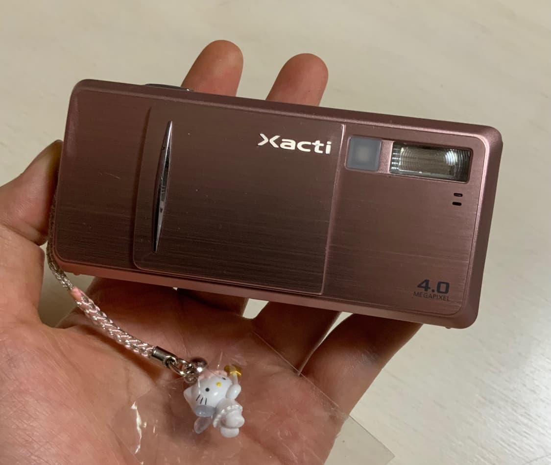 산요 작티 J4 핑크 빈티지 디카 디지털 카메라 Sanyo Xacti 상품이미지1