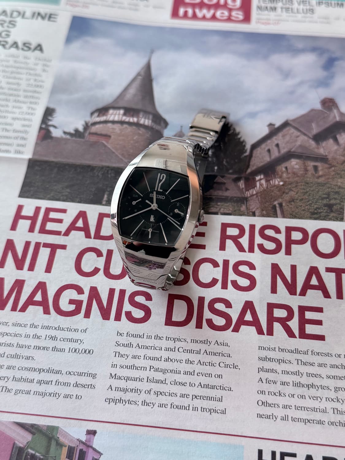 세이코 Seiko LUKIA 토노 멀티펑션 블랙 상품이미지2