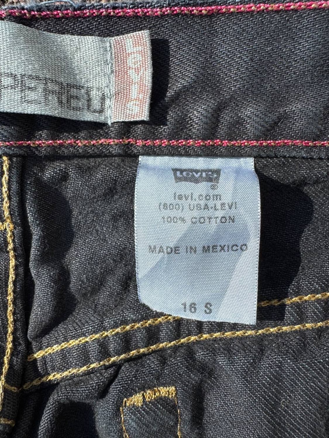 Levis 550 black taperd jeans (31) p14 상품이미지5