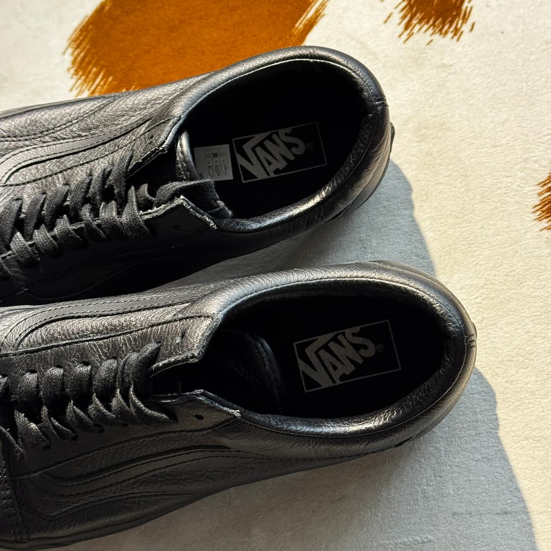 반스 올드스쿨 레더 블랙 (295) 상품이미지5