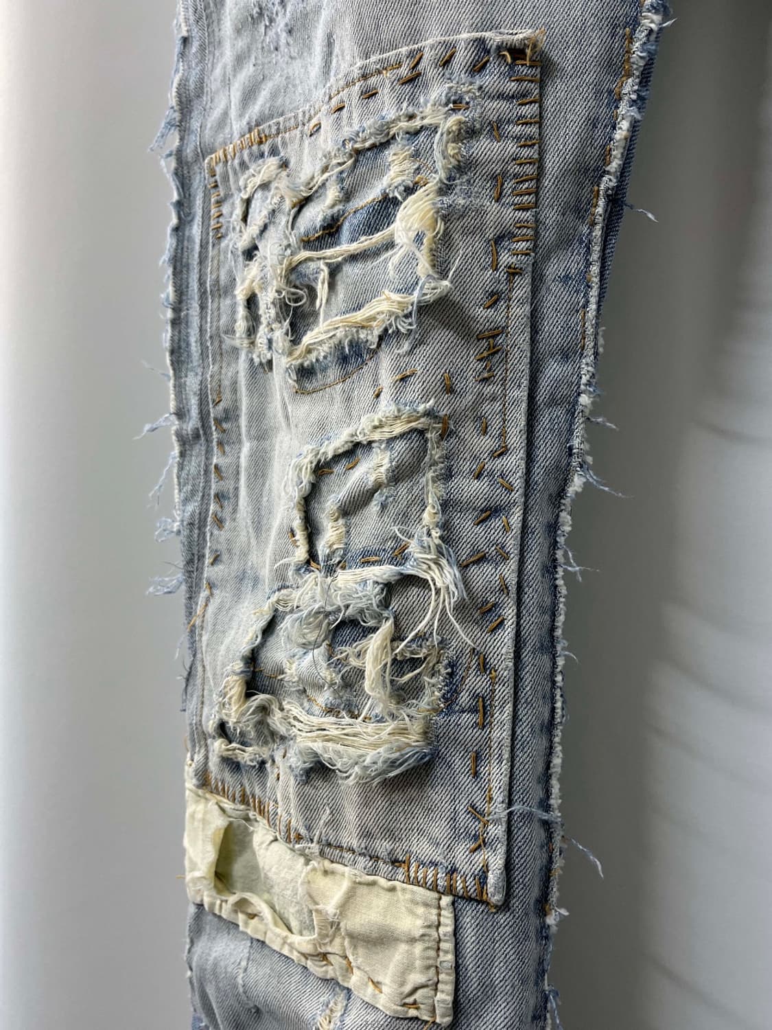 (처분가)귀한 폴로 랄프로렌 설리번 패치워크 데님 34 상품이미지7