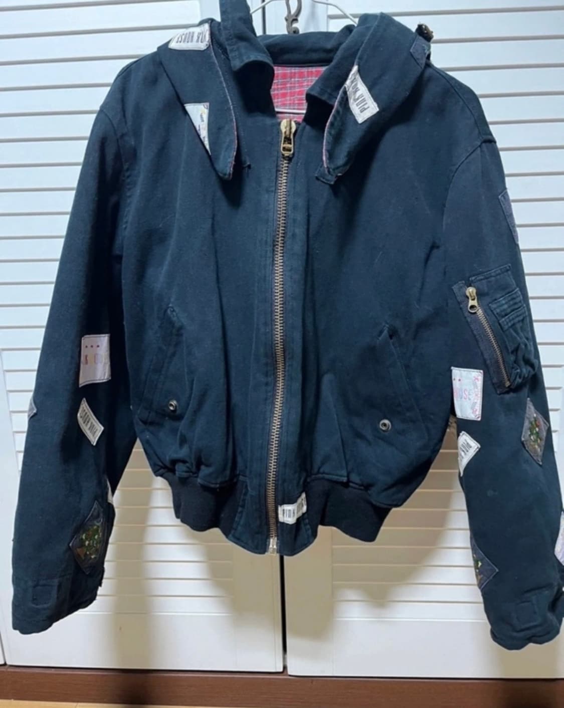 핑크하우스 패치 블루종 자켓 상품이미지5