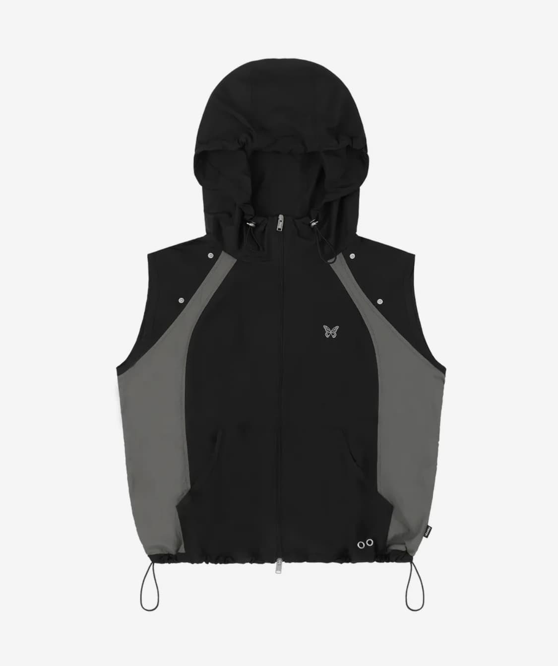 팬시클럽 디테쳐블 볼레로 집업 (BLACK) 상품이미지2