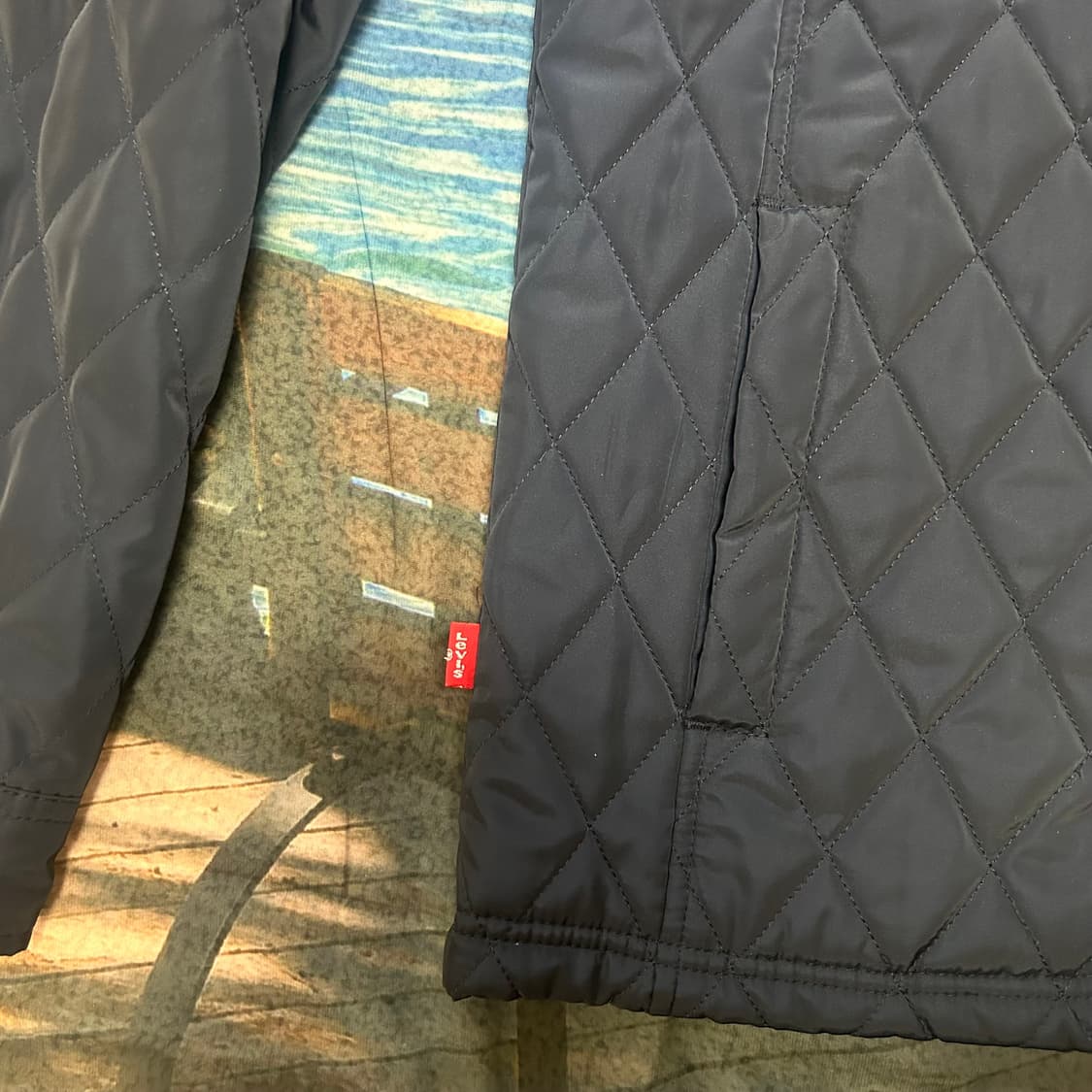 Levi‘s Quilted Zip Padding Jacket 상품이미지3