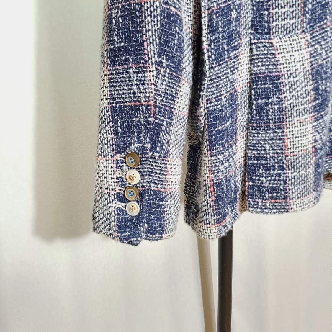 (택포) BOB 이태리정품 핸드메이드 보카시 체크블레이져 L B742 상품이미지7