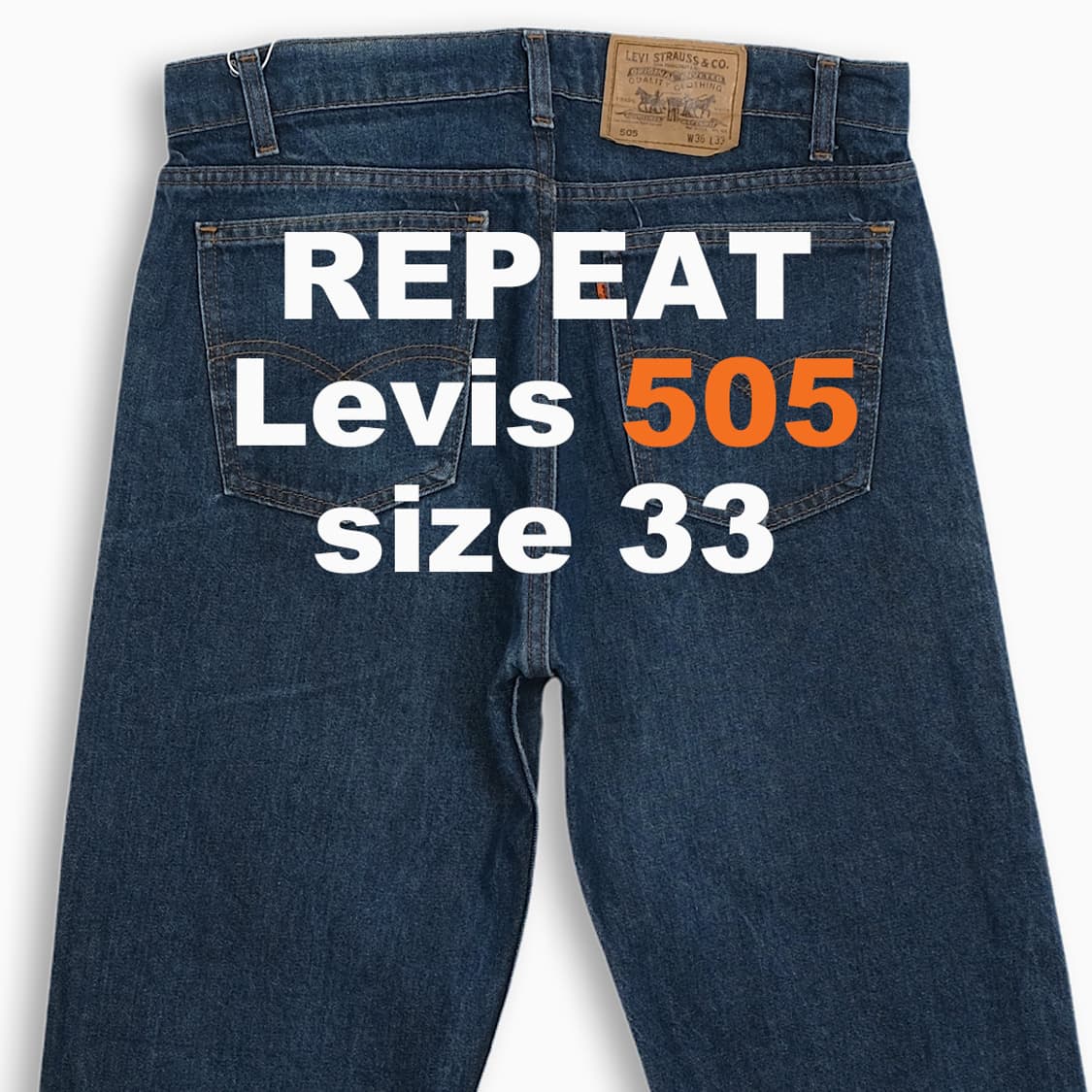 리바이스 505 오렌지탭 80sUSA OR5053675 상품이미지1