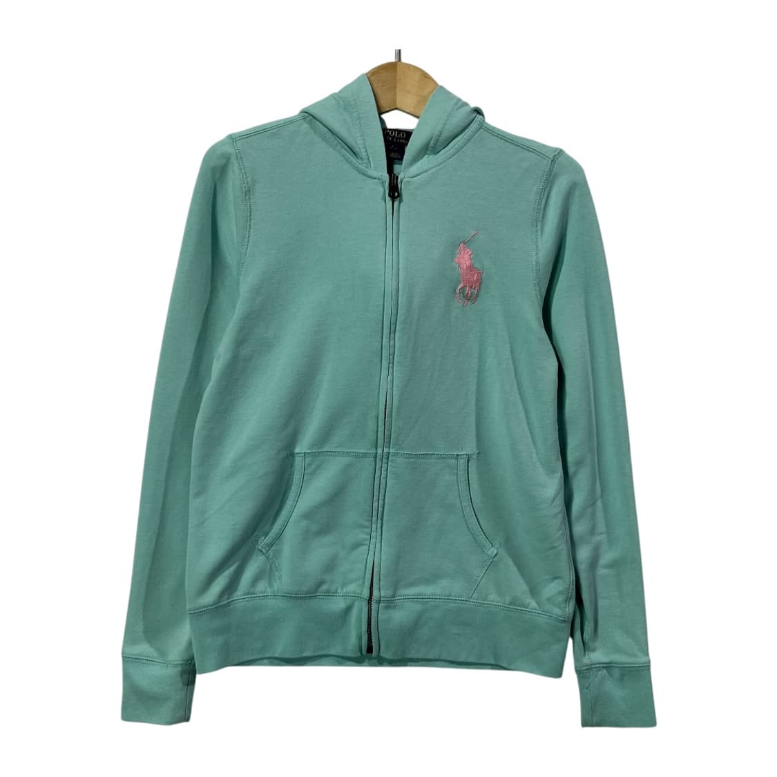 [POLO] 폴로랄프로렌 핑크 빅포니 자수 후드집업 상품이미지1