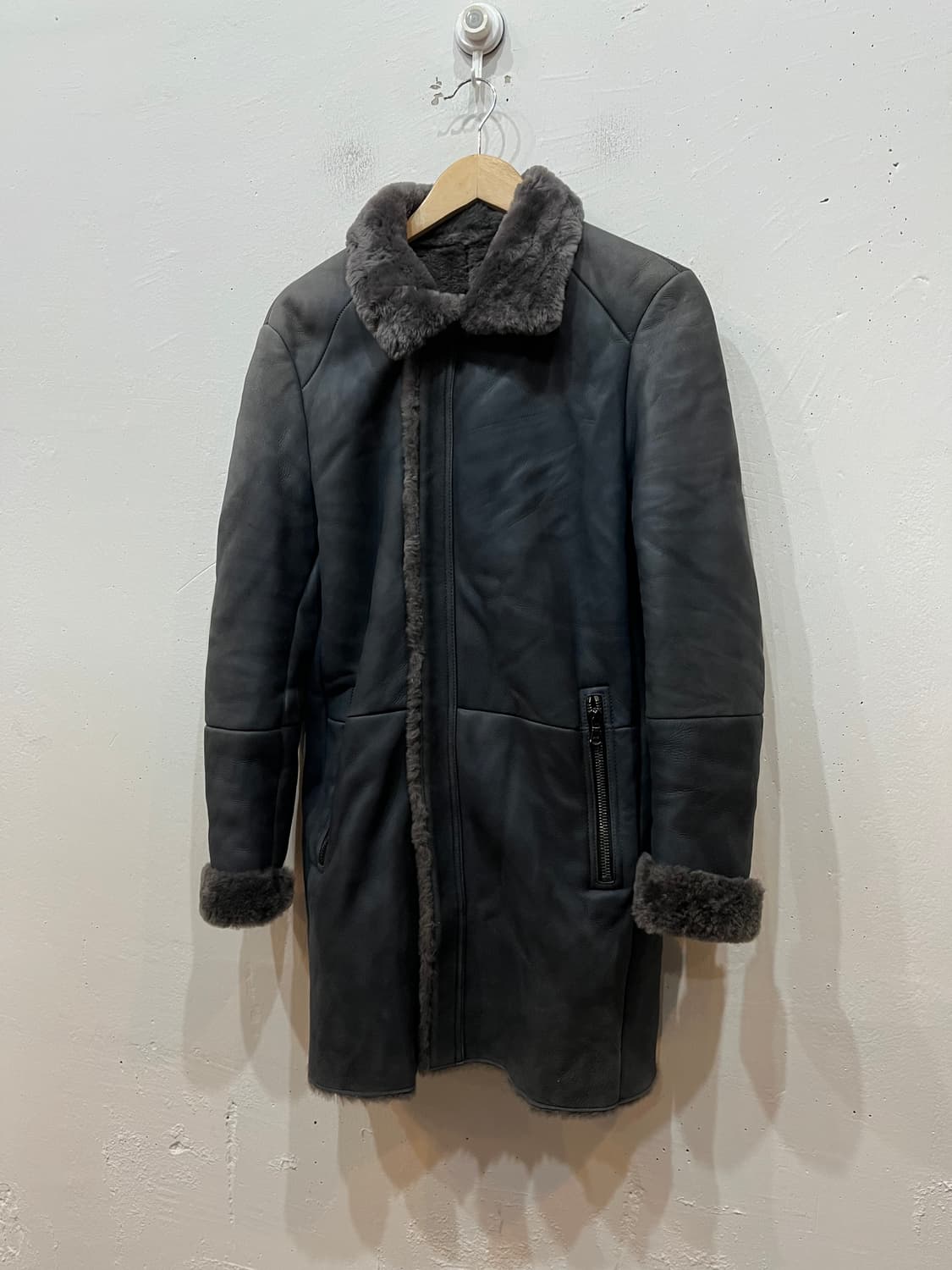 솔리드옴므 양가죽 무스탕 자켓 95 상품이미지1