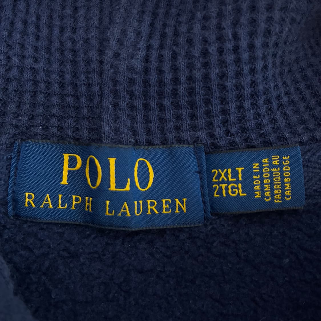 Polo  폴로 랄프로렌 자수 코튼 네이비 후드집업 상품이미지5