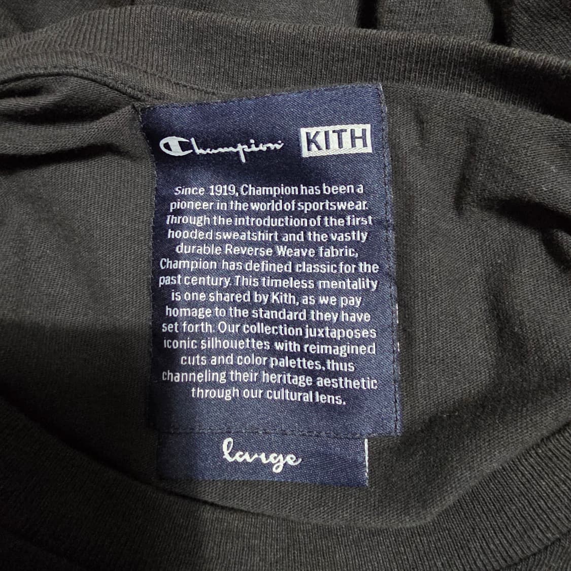 (L)챔피온 KITH 반팔 티셔츠 상품이미지7