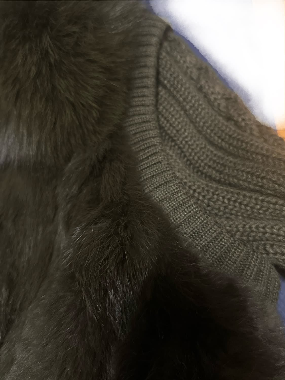 폭스, 토끼 퍼 조끼 자켓  상품이미지2