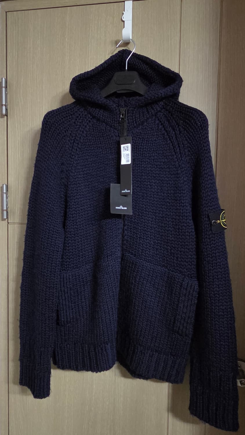 스톤아일랜드 필 후드 니트 가디건 XL (새상품) 상품이미지1