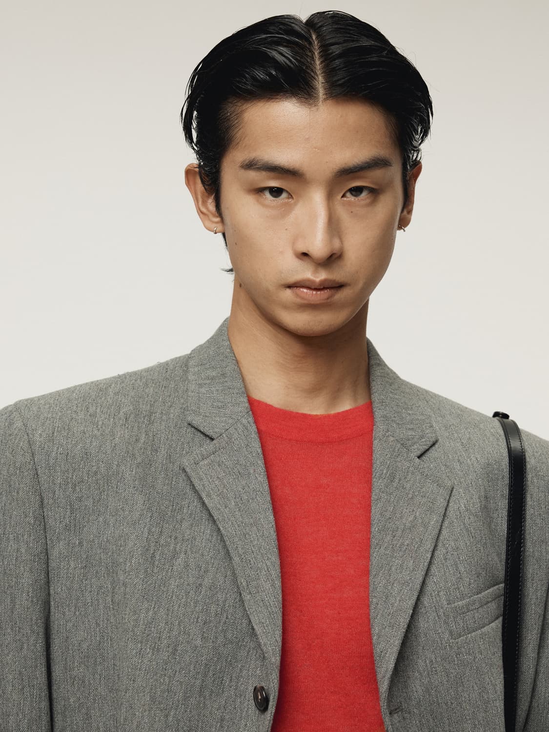 렉토 25FW RC 시어 니트 탑 스웨터 스칼렛 레드 상품이미지9
