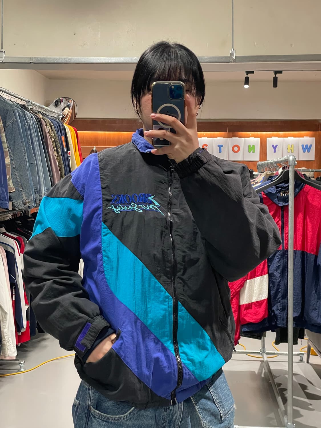 80-90’s 브룩스 올드스쿨 바람막이   상품이미지1