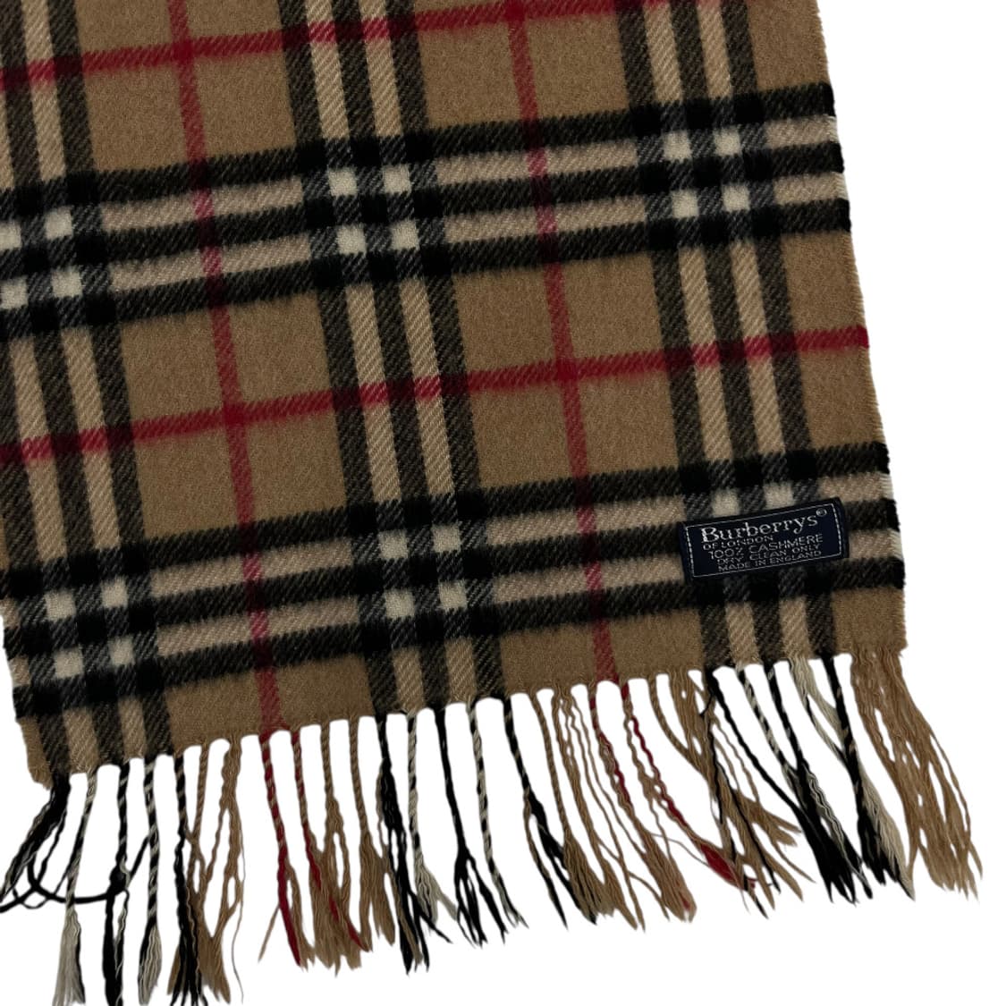 버버리 베이지 노바체크 캐시미어 머플러 상품이미지5