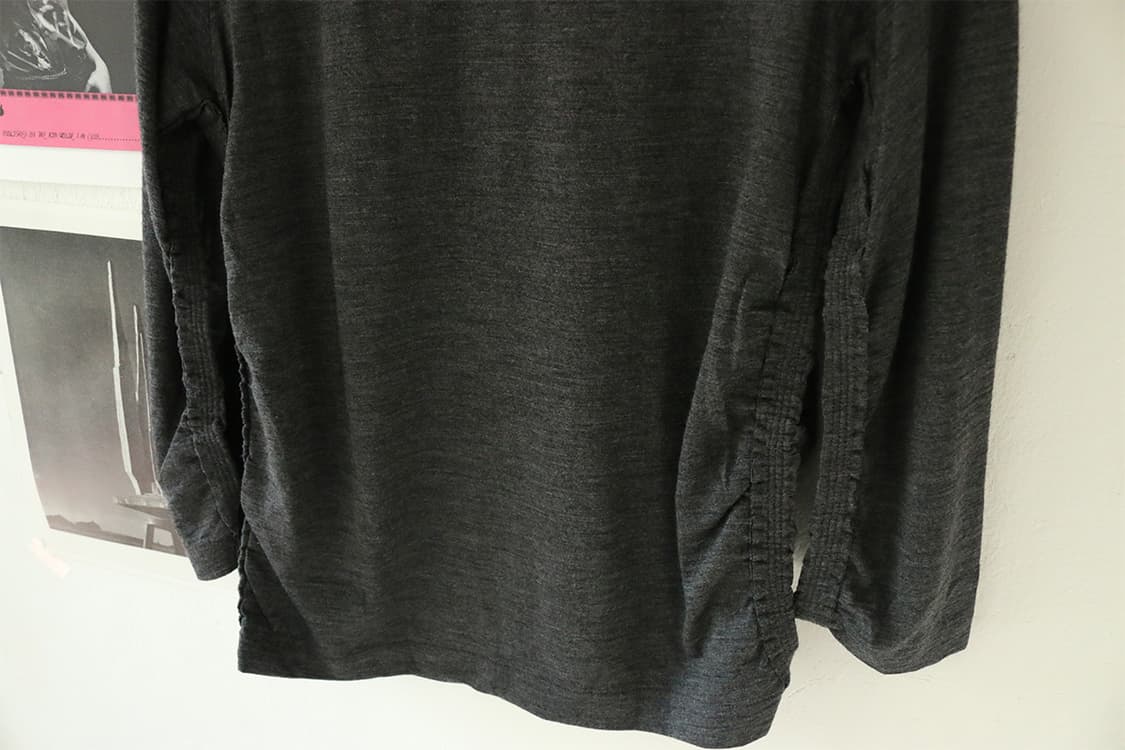 꼼데가르송 트리콧 울 사이드 셔링 가디건 상품이미지8