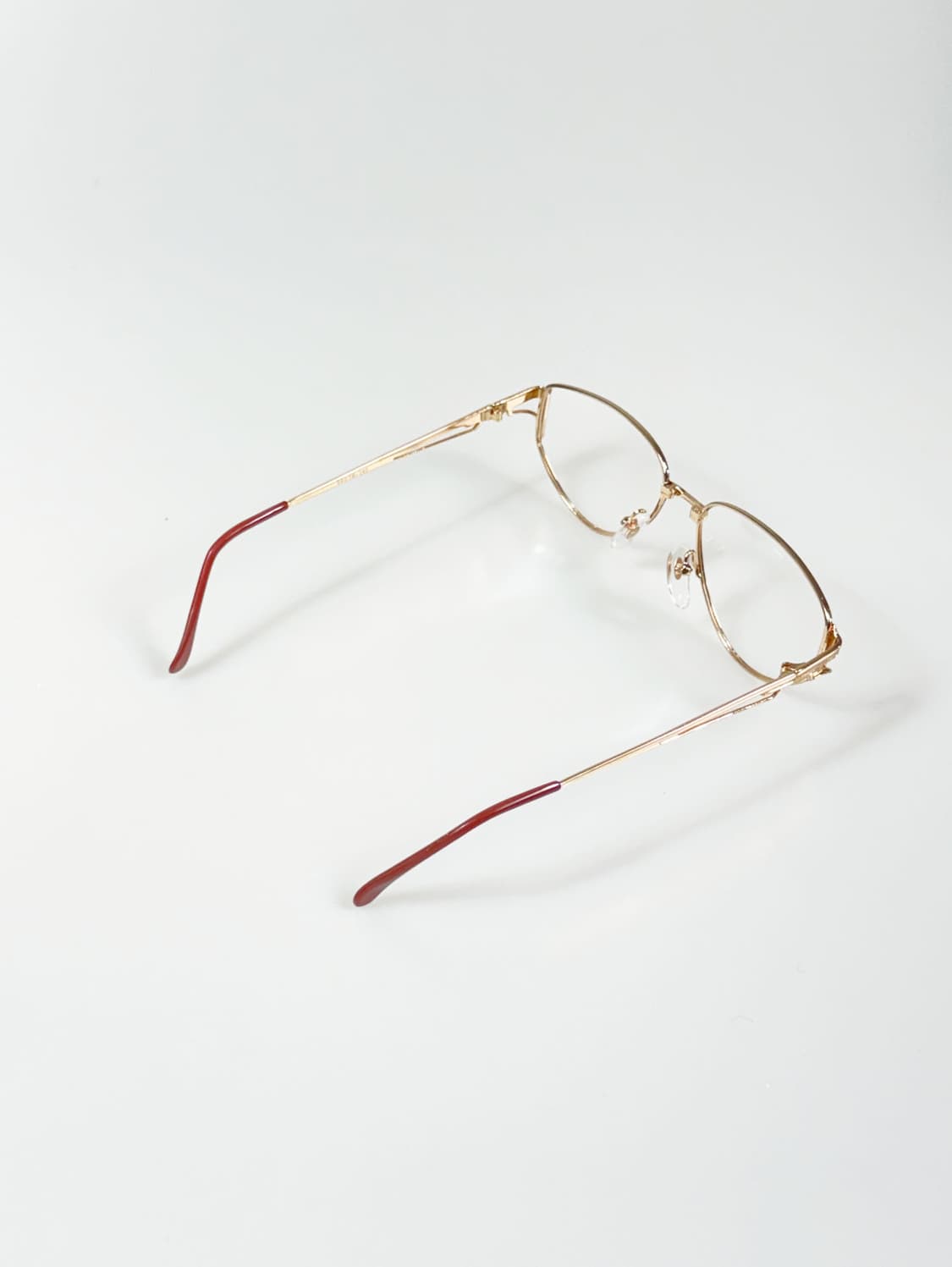 90s 유로피안 골드 레오파드 에비에이터 프레임 빈티지 안경 상품이미지4