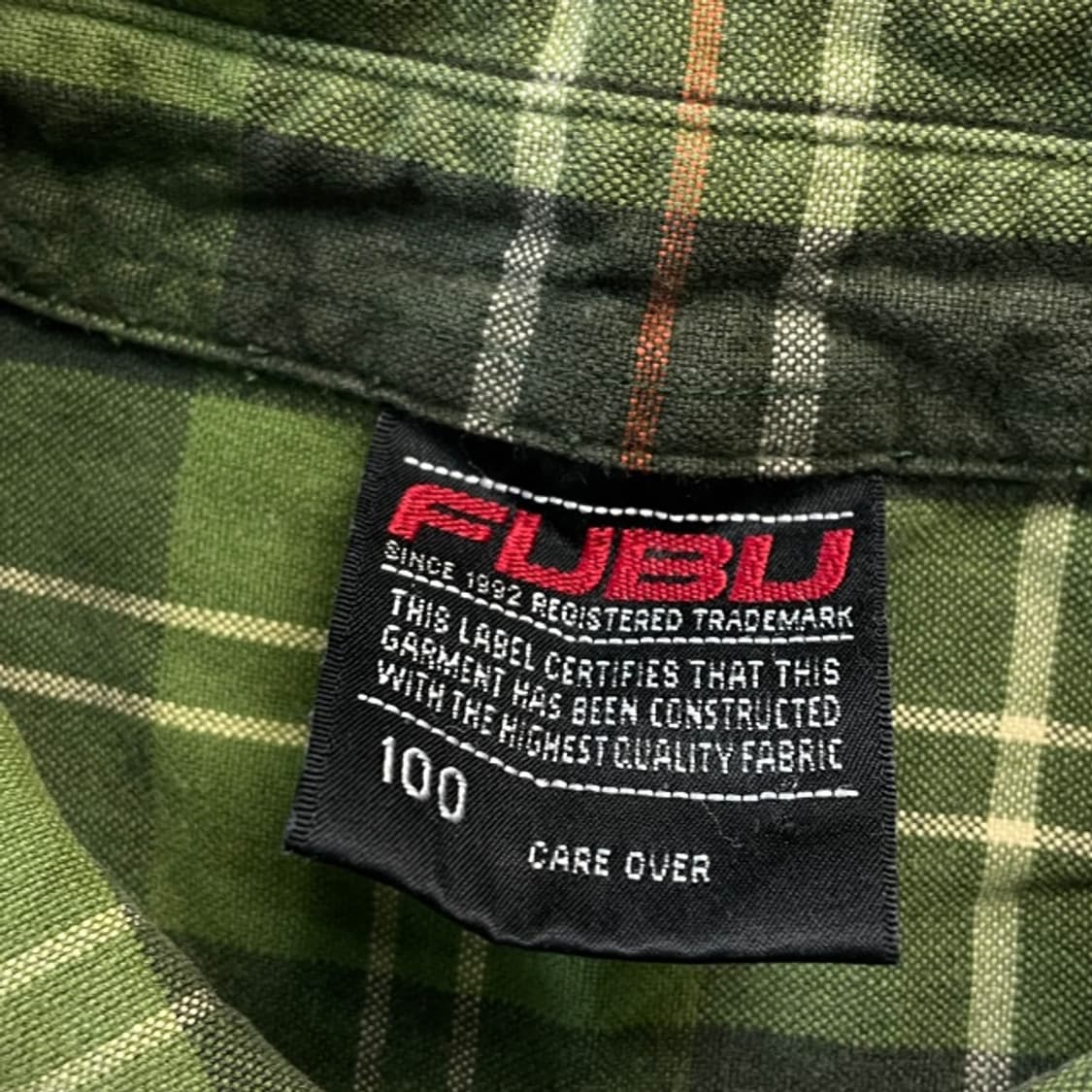 100 fubu 후부 체크셔츠  상품이미지3