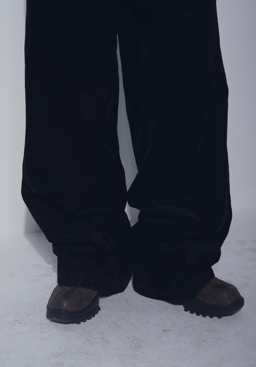 BLR 비엘알 벨벳 데님 사이드라인 팬츠 바지 M 상품이미지4