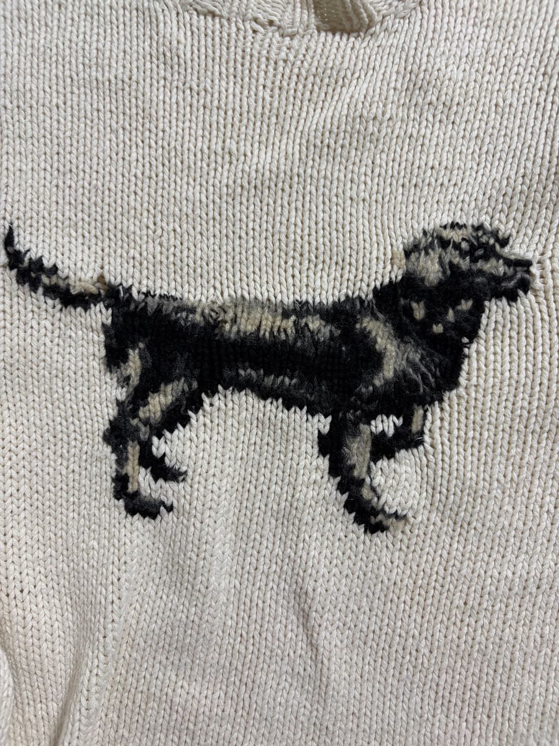 [ L ] 00s Polo dog hand knit (Rare) 상품이미지2