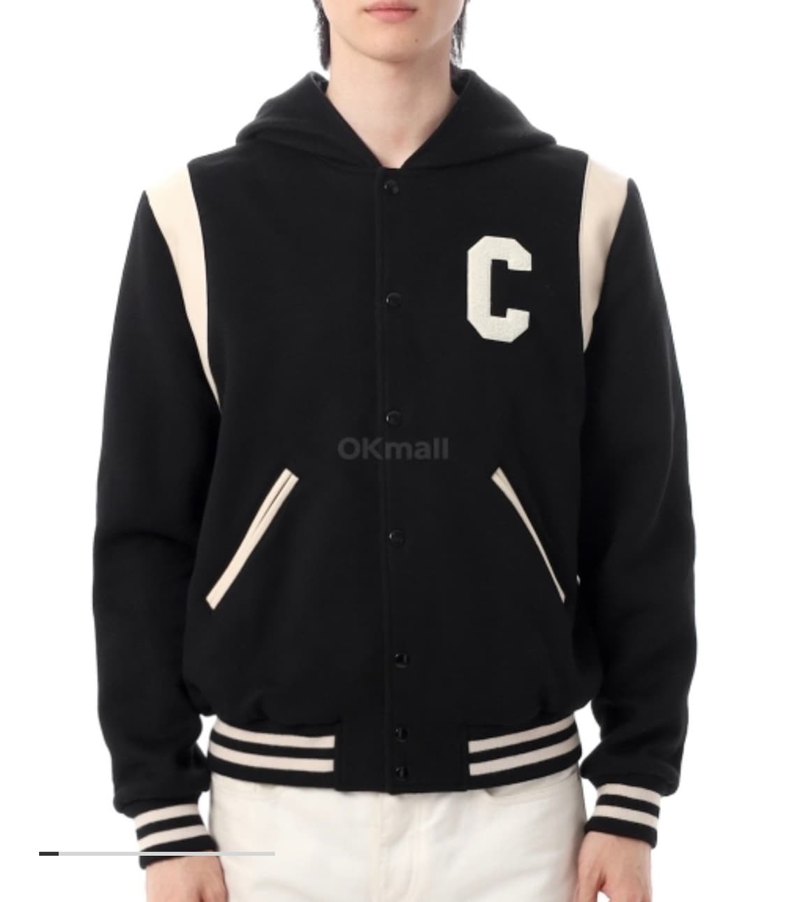 (A+/48) / 셀린느 캐시미어 울테디 바시티 후드 자켓 상품이미지7