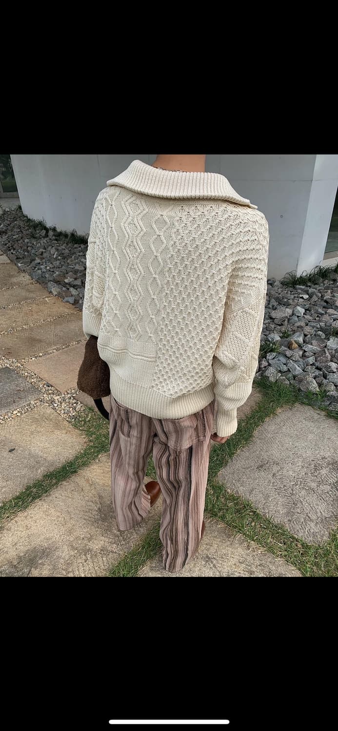 자라 컬렉션 라인 니트 상품이미지2