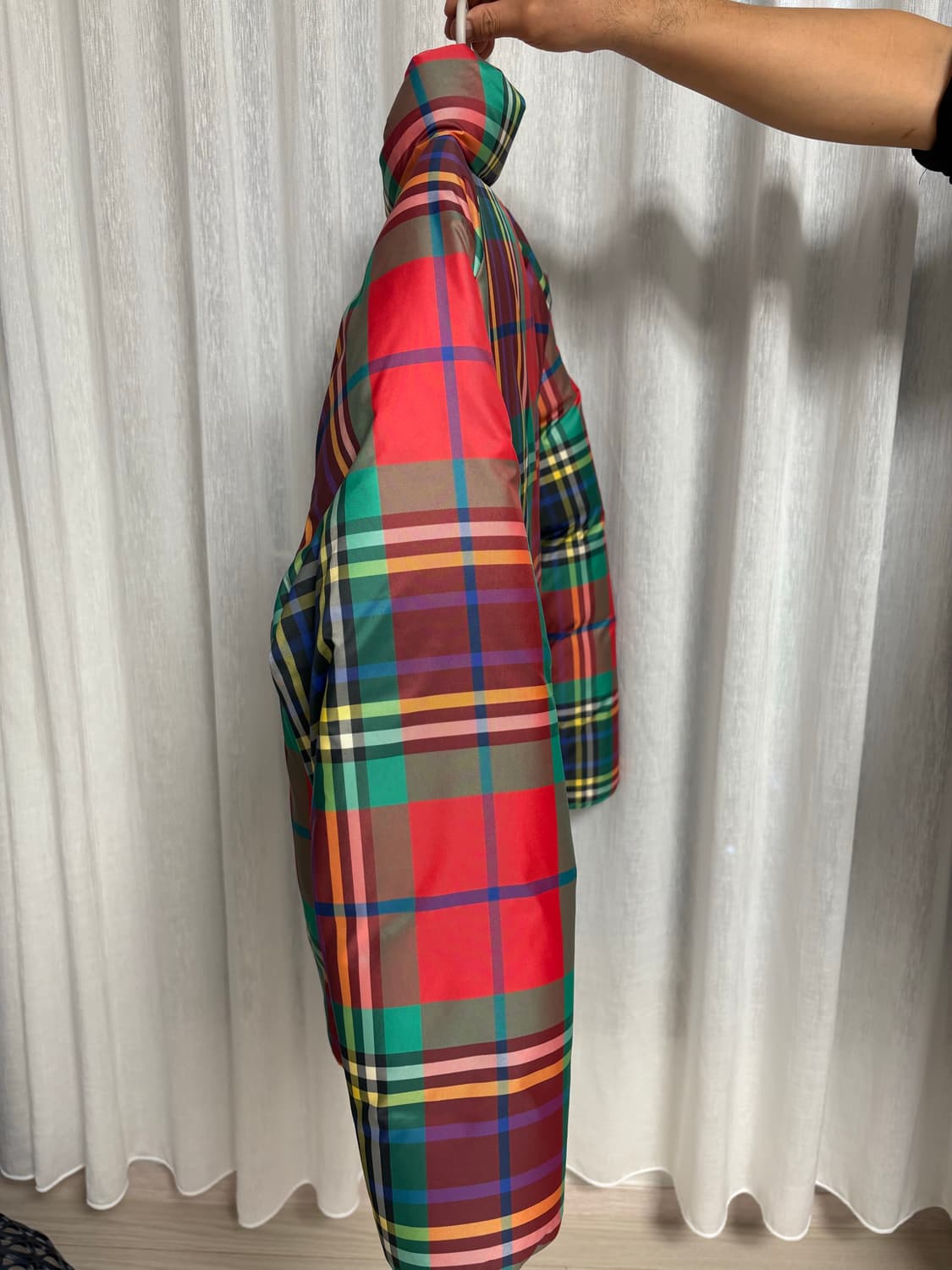 폴로 체크 패딩 상품이미지4