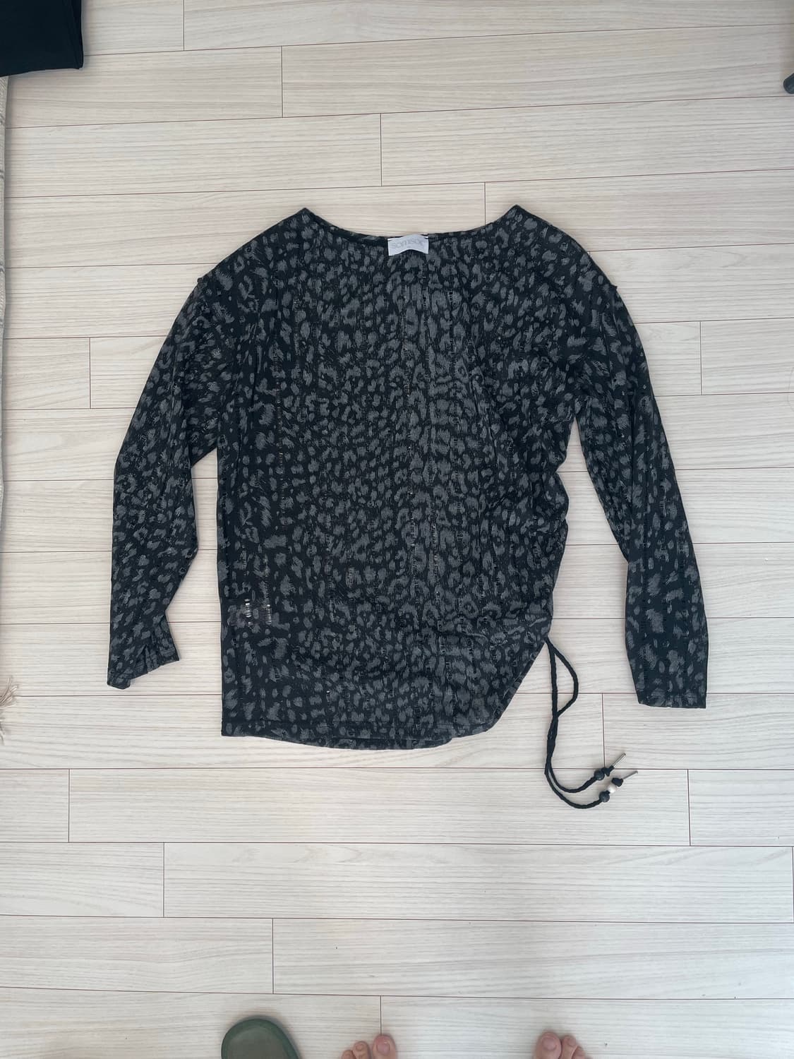 솜속 레오파드 니트 상품이미지2