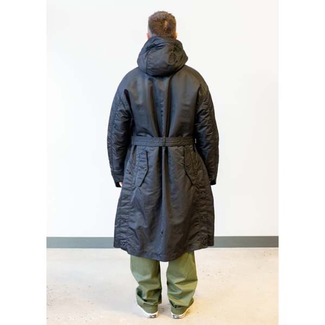 (L) (L) 엔지니어드가먼츠 스톰코트 플라이트 사틴 나일론 블랙 상품이미지3