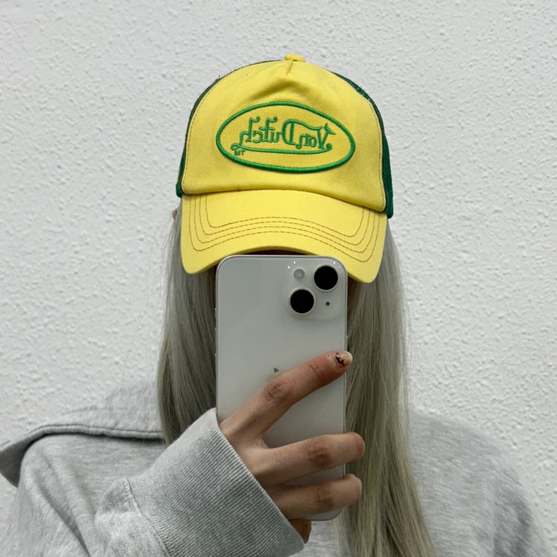 본더치 옐로우배색 볼캡 상품이미지1