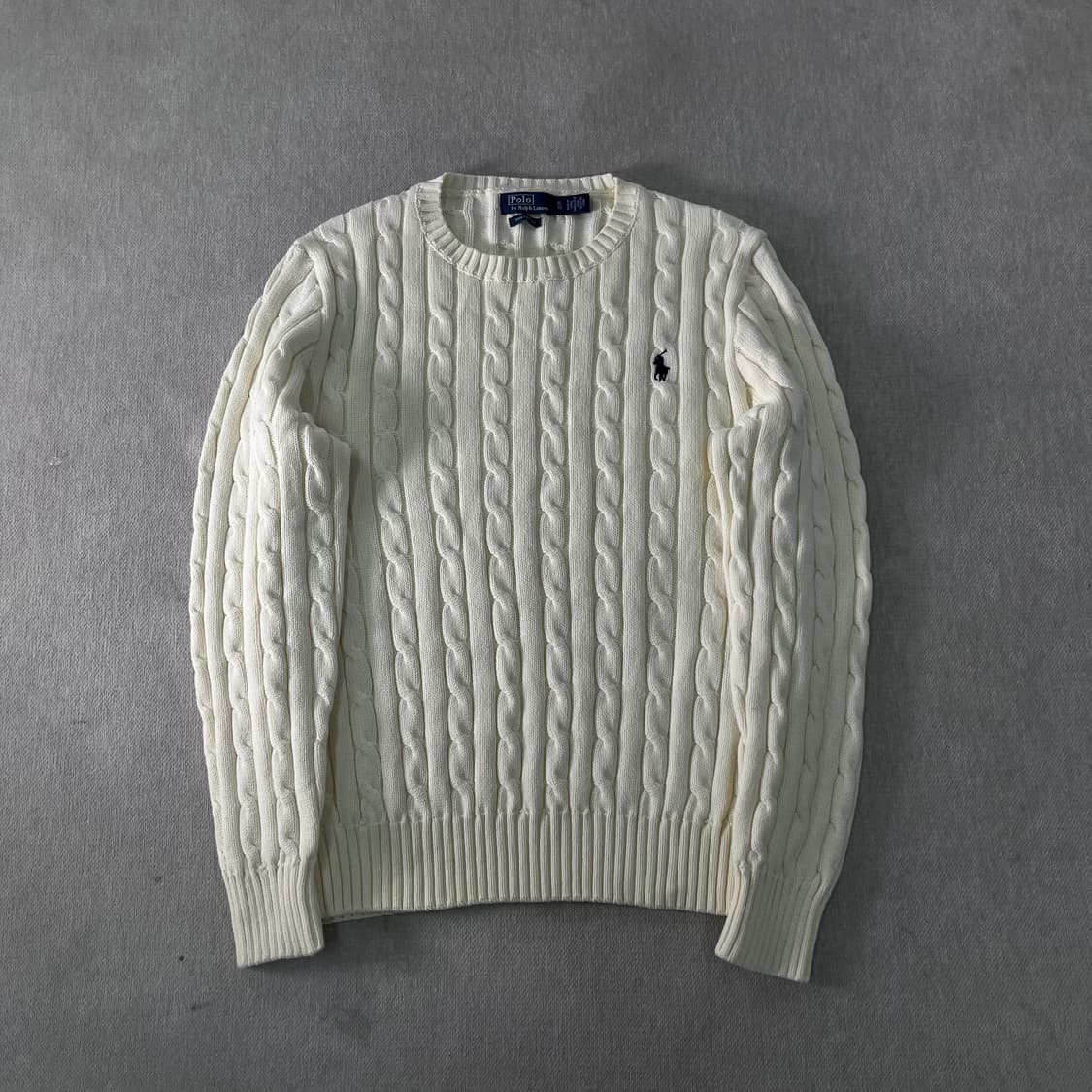 W 100 폴로랄프로렌 신형라벨 꽈배기 니트 상품이미지1