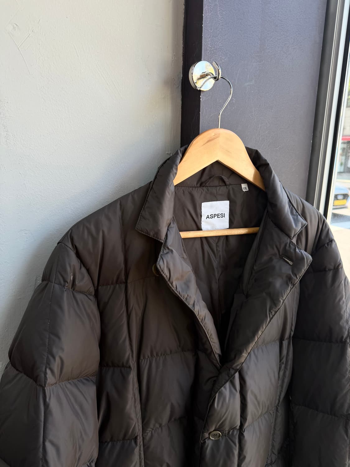 XXL/ 아스페시 퀄팅 다운 패딩 블레이저 자켓 상품이미지4