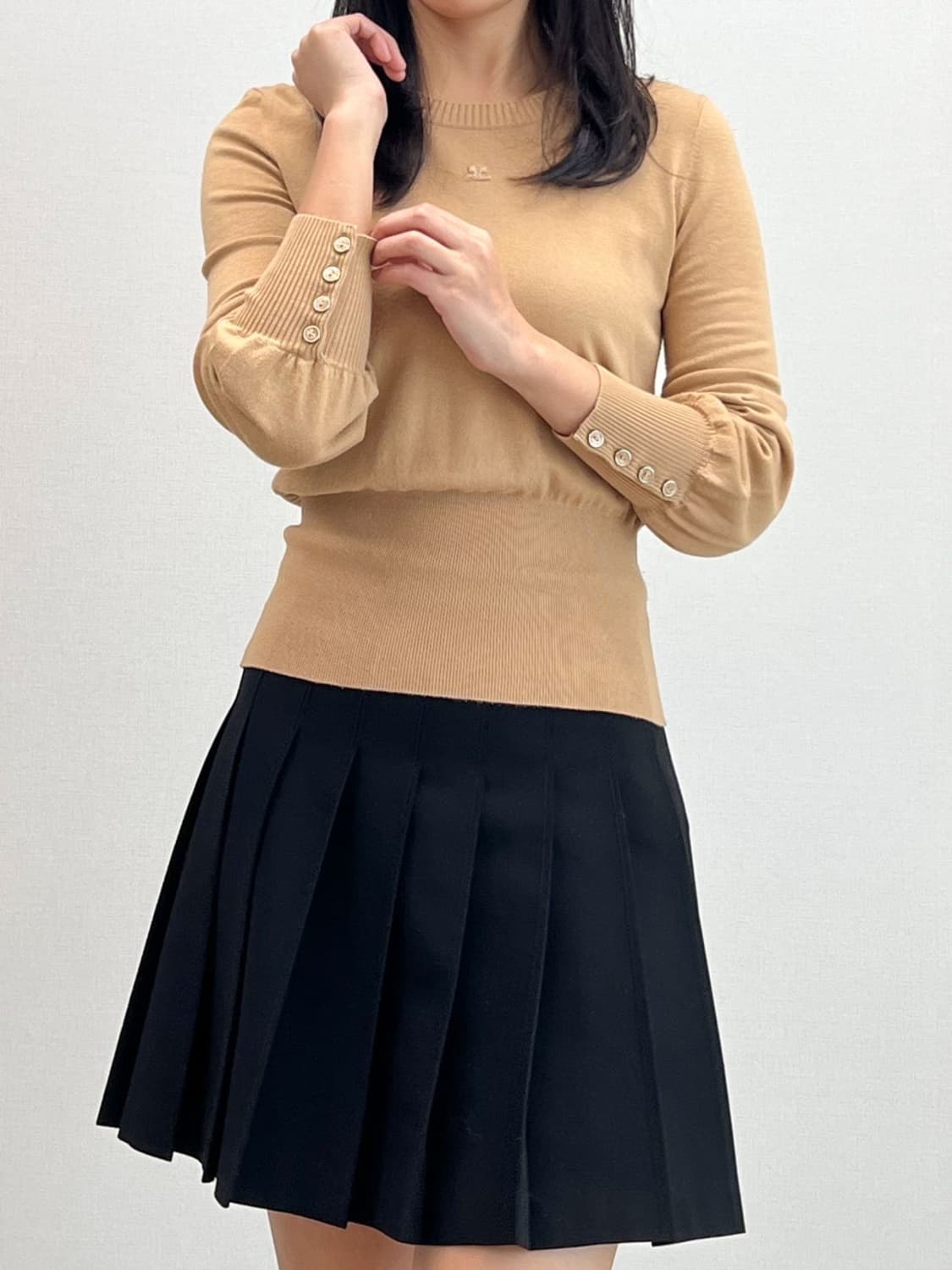 courreges / 꾸레쥬 베이지 니트  상품이미지10