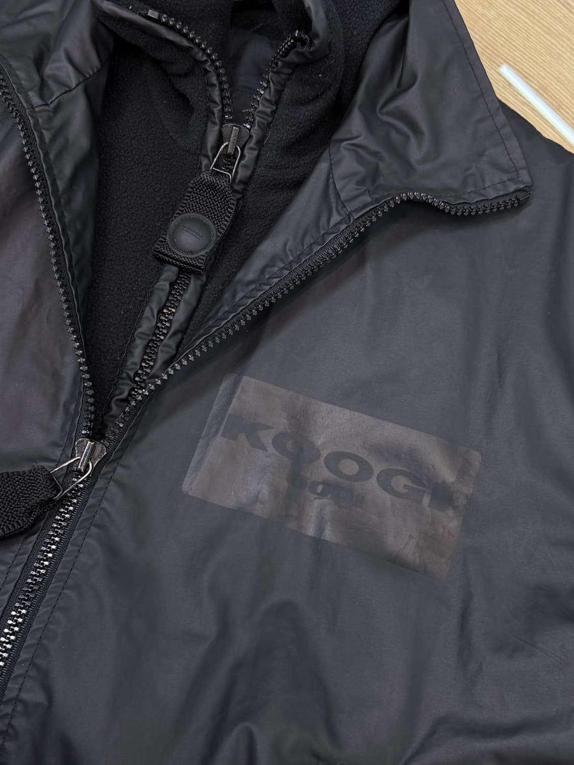 쿠기 90's PU 플리스-라인 점퍼 상품이미지6