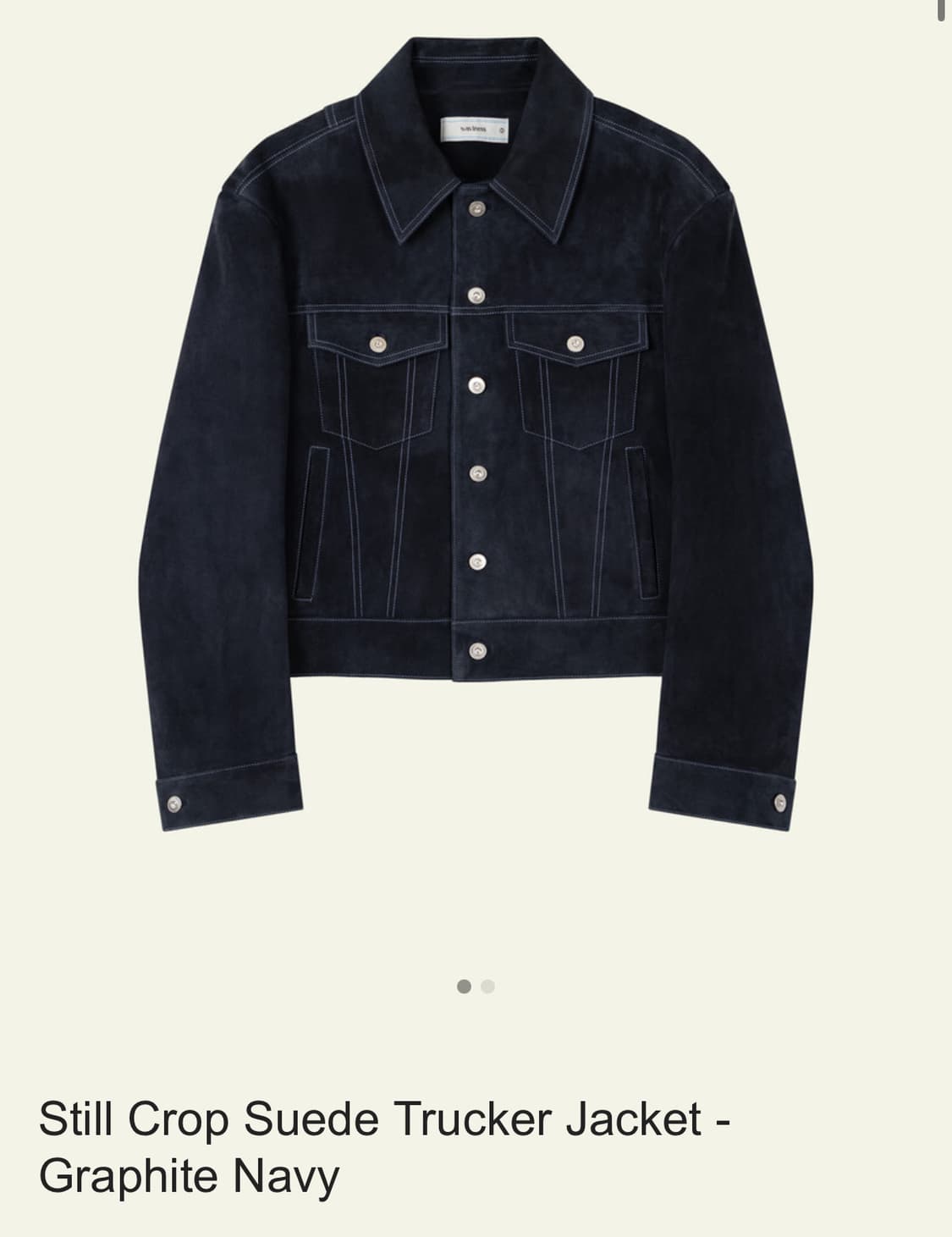 판매)웨이비니스 스웨이드 트러커 네이비 2사이즈 상품이미지1